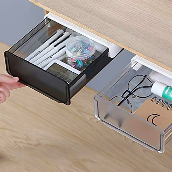Self-Adhesive Under Desk Drawer Organizer