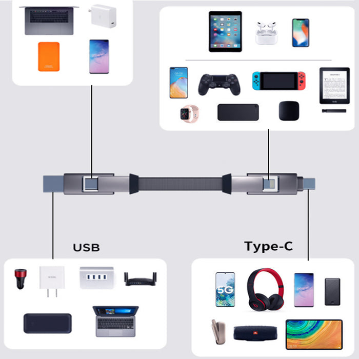 6 In 1 USB Data Charger