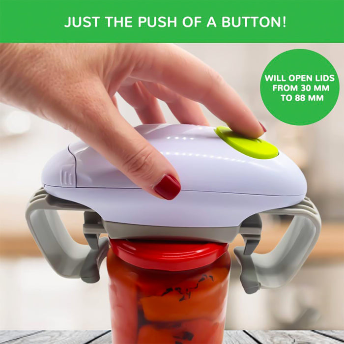One Click Touch Automatic Can Tin Opener Electric Cutter Jar Lid