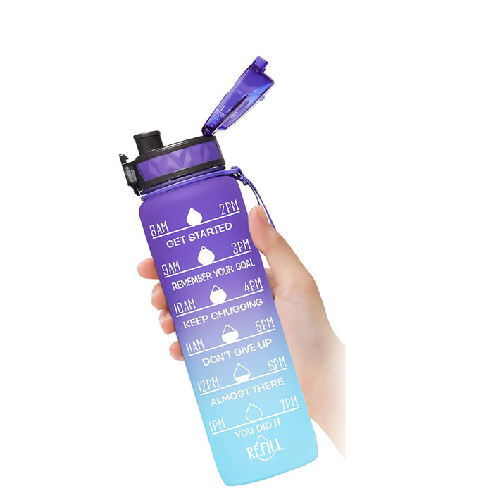 Motivational Water Bottle with Time Marker — MyShopppy