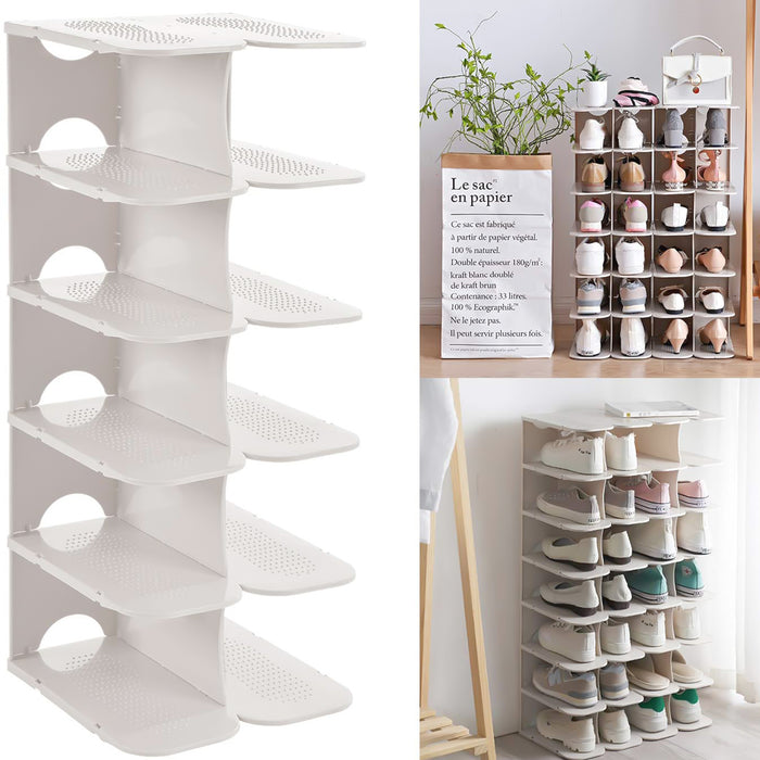 Space Saving Shoe Rack (For 6 Pairs)