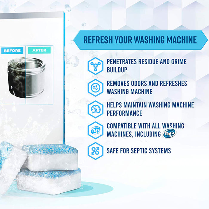10/5pcs Washing Machine Tank Cleaner Detergent Effervescent Tablet