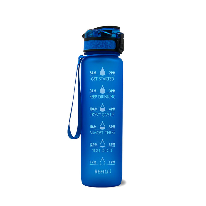 Motivational Water Bottle with Time Marker